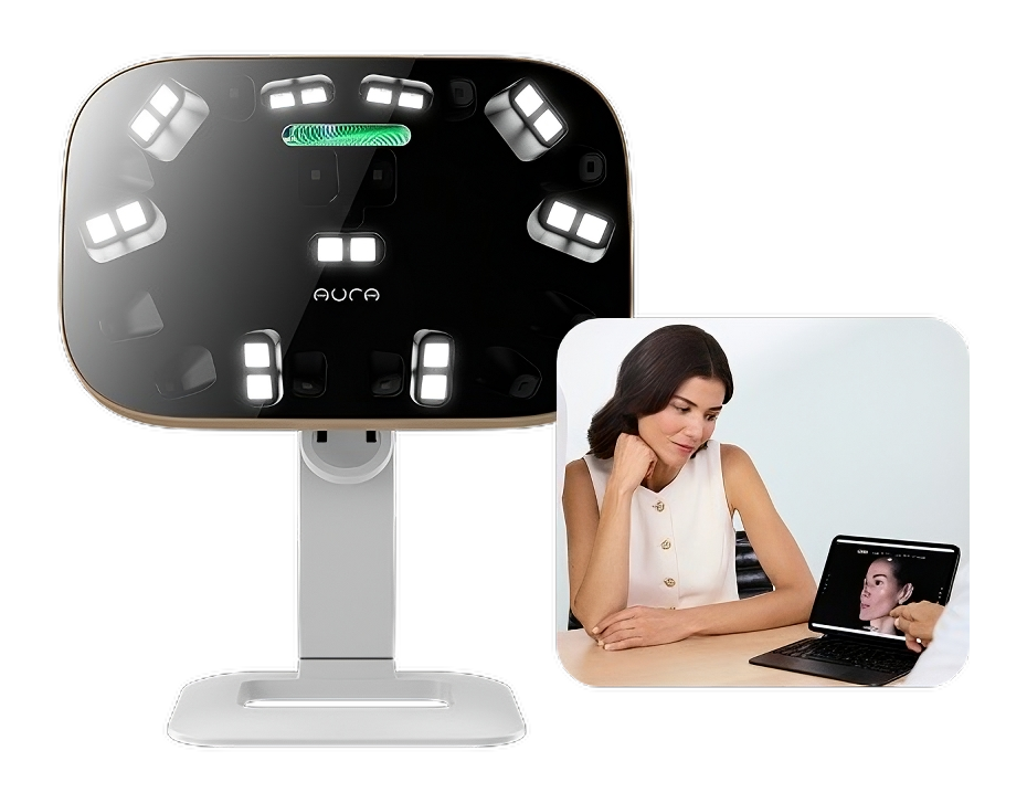 Aura Skin Analysis imaging interface