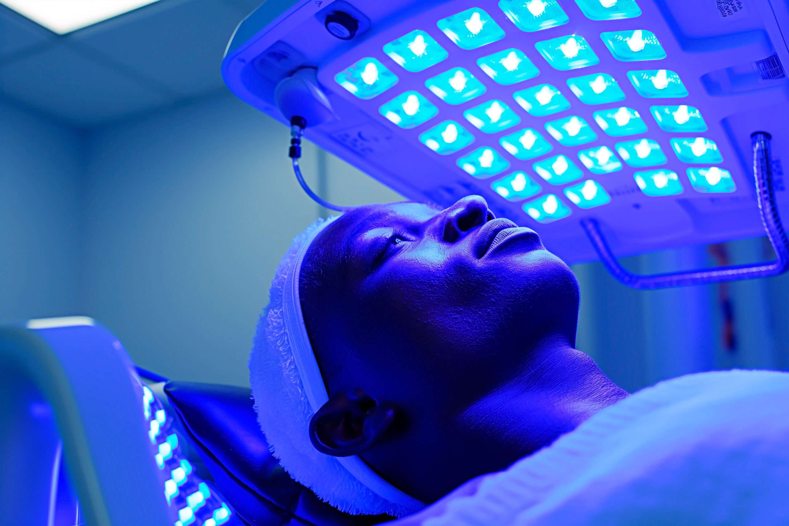 LED light therapy treatment example