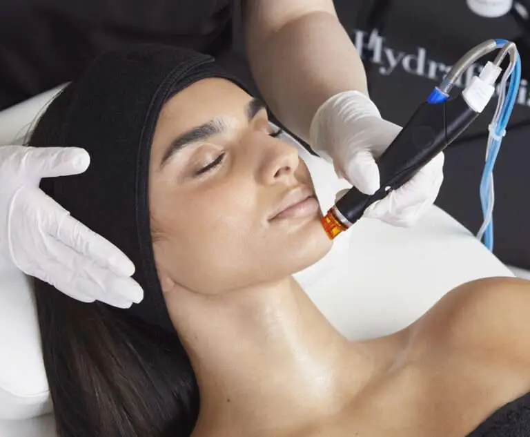Hydrafacial treatment image for fall glow planning