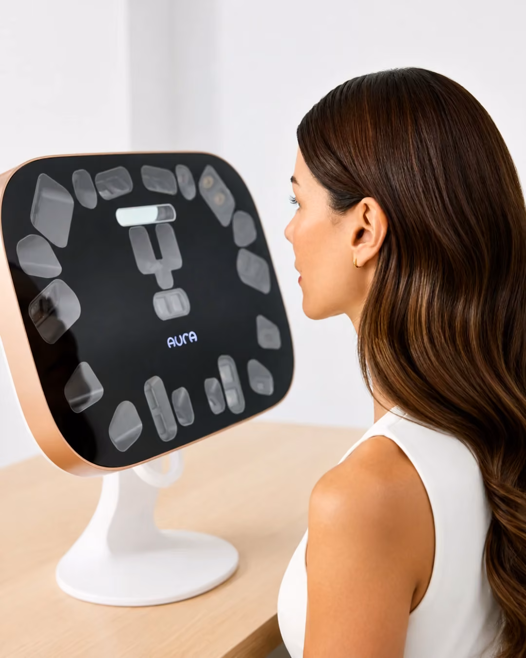 Aura Skin Analysis consultation image used for treatment planning and progress tracking