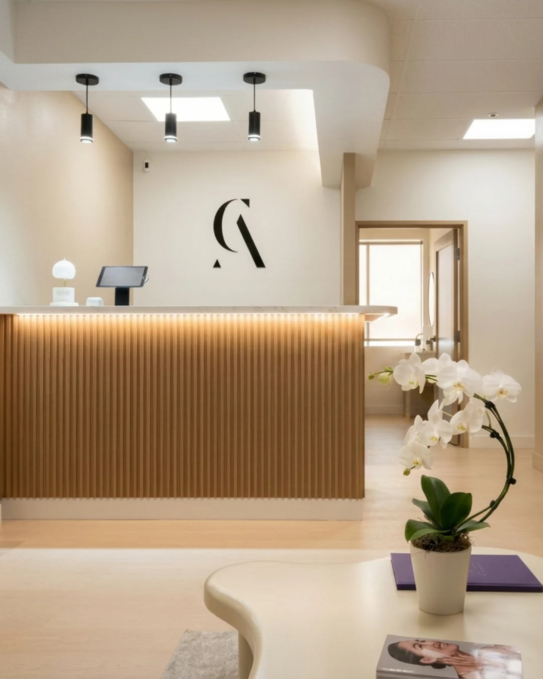 Corinne Aesthetics reception area