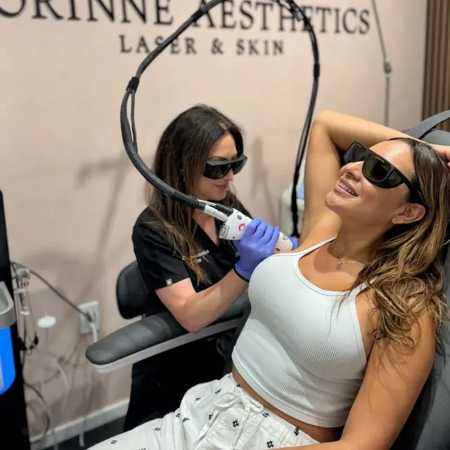 Laser hair removal area illustration for underarms