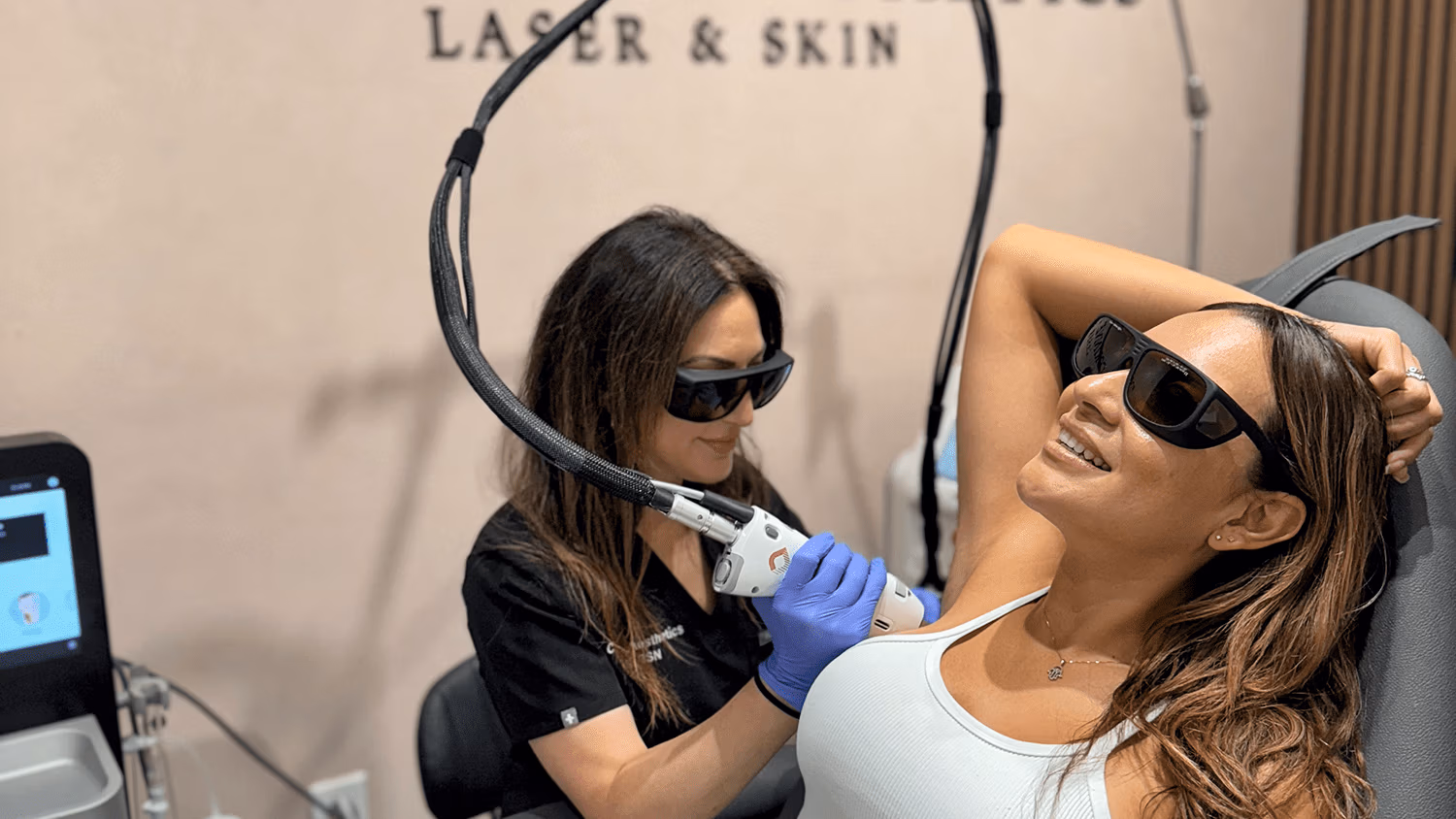 Laser hair removal treatment
